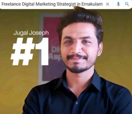 image of a men the best freelance Top digital marketing strategist in kannur